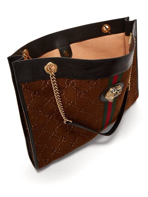 gucci rajah tote brown|gucci rajah tweed.